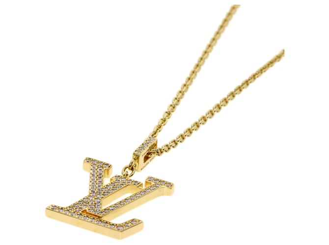 Louis Vuitton K18 Yellow Gold Pendant Diamond Necklace ref.1611330