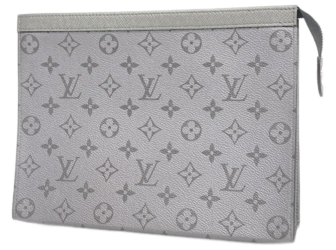 Louis Vuitton Clutch Bag Taigarama Pochette Voyage MM Brown ref