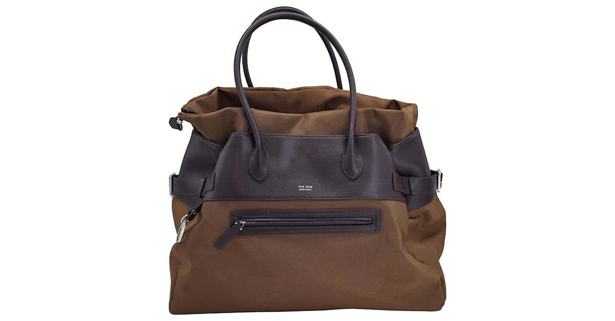 THE ROW MARGAUX 17トートバッグ INSIDE-OUT The Row | Margaux 17 inside out black nylon bag | Savannahs
