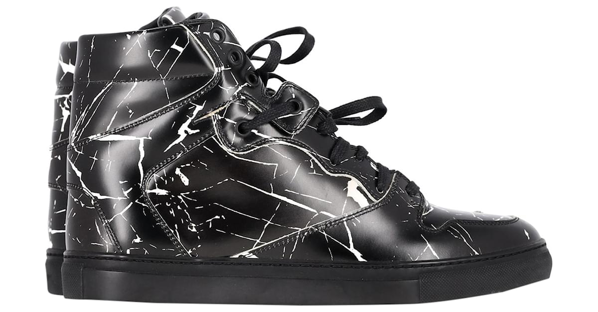 Baskets a talon en marbre Arena de Balenciaga en cuir noir ref.1616845 Joli Closet