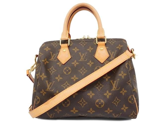 Louis Vuitton Monogram Speedy Bandouliere 25 Handbag Brown ref
