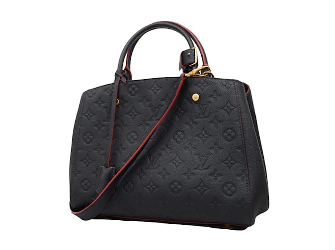 Louis Vuitton Monogram Empreinte Montaigne MM Handbag Red ref