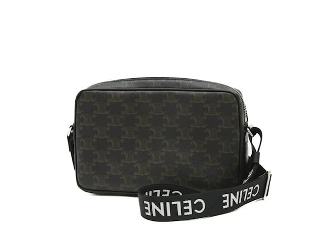 【CELINE】MEDIUM MESSENGER BAG CELINE 1300$ Medium Messenger Bag - Triomphe Canvas, Logo