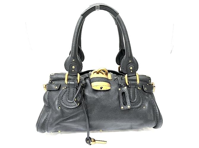 バッグ Chloe Paddington Leather Hand Bag black Paddington leather handbag Chloé Black in Leather - 34898979