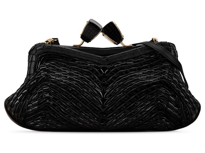 Ferragamo Black Calf Leather Bos Taurus Other Accessories main image 1