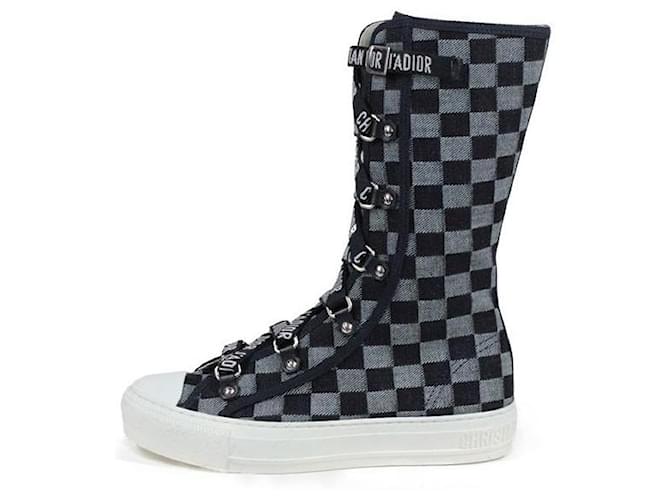 Dior Sneakers Black Cloth Joli Closet