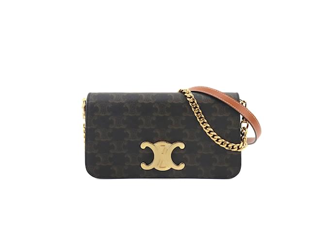 Céline CELINE Triomphe Multi Pochette 2way Chain Hand