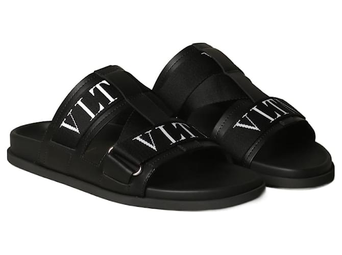 Valentino Garavani VALENTINO - Leather sandals Black ref