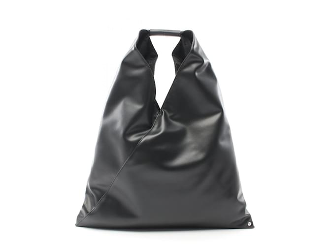 Maison Martin Margiela MM6 Maison Margiela Black Leather Tote Bag ref