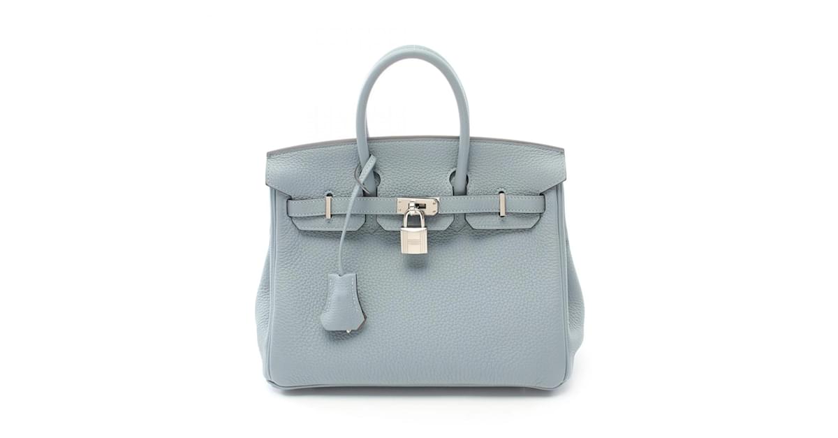 Hermes Hermes Birkin Verso 25 Handbag Blue Leather ref.1633931 Joli Closet