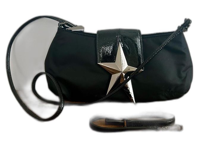 Sac Thierry Mugler En Cuir Turquoise - Occasion Très Bon état, Sac Porté épaule Luxe