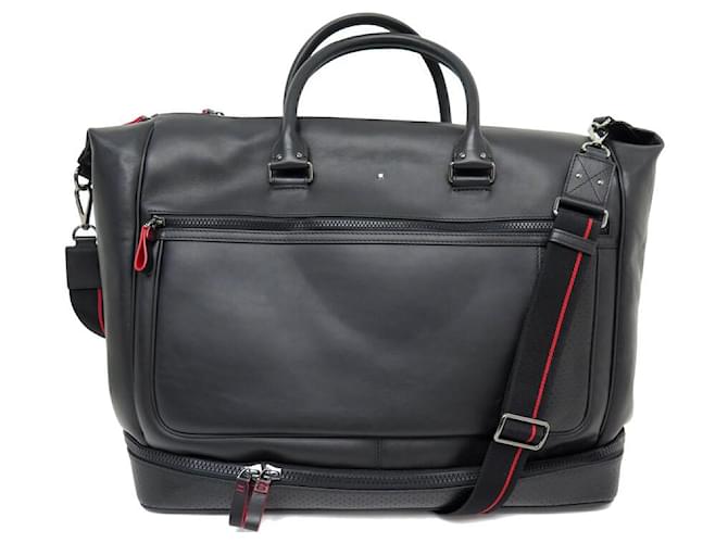 NEUN MONTBLANC URBAN RACING SPIRIT DUFFLE BAG 118712 AUS LEDER