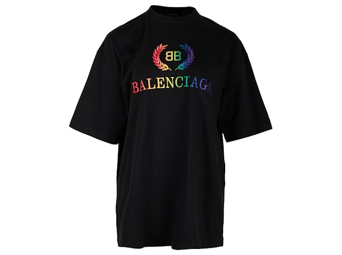 Balenciaga BB Paris Icon T-Shirt Medium Fit 'Black White