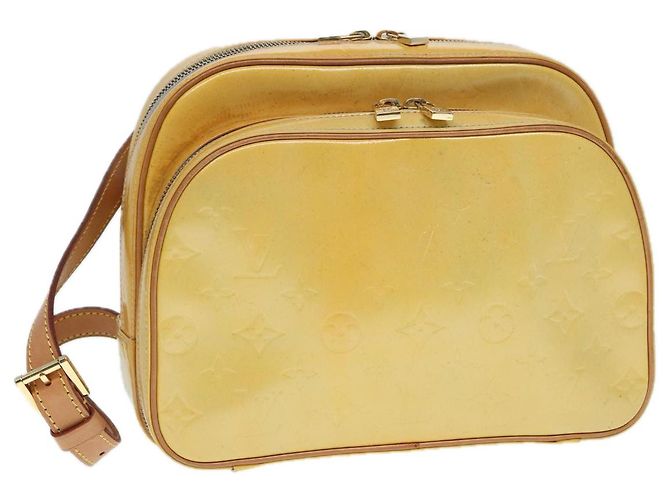LOUIS VUITTON Monogram Vernis Marley Backpack Gris M91038 LV  display picture 3