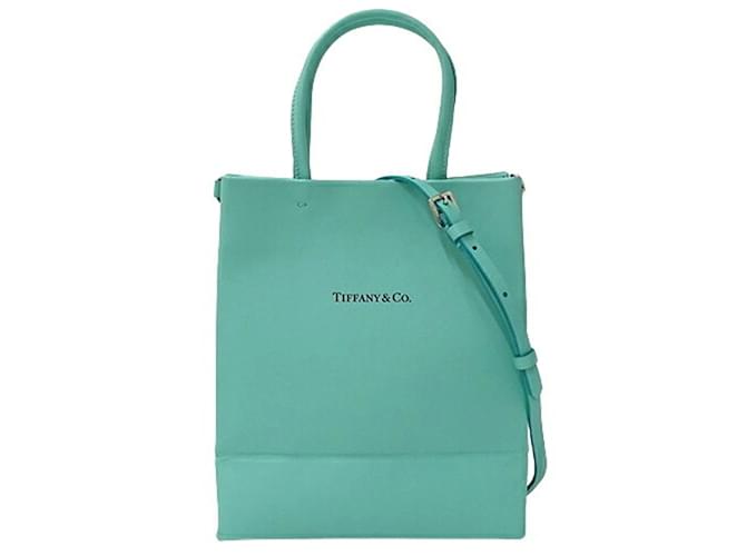 Tiffany & Co. Leather Handbag in Tiffany Blue ref.1640272 - Joli