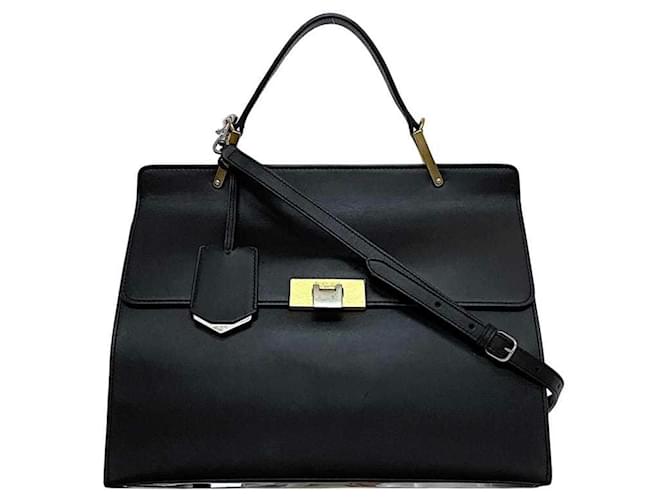 パンプス BALENCIAGA FW25 Handbags (788607 2AA4M1000) Balenciaga 2-Way Leather Handbag Black ref.1640365 - Joli Closet