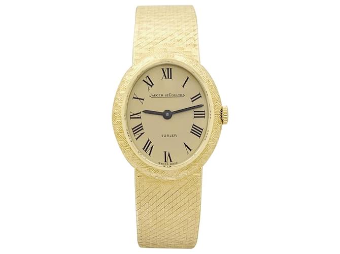 Jaeger Lecoultre Vintage-Uhr Jaeger-LeCoultre/Türler, Gelbgold