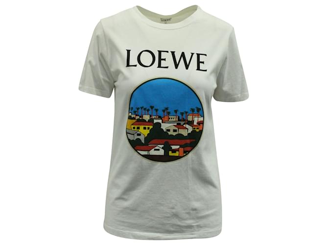 Loewe x Ken Price LA Séries Print T-Shirt in White Cotton
