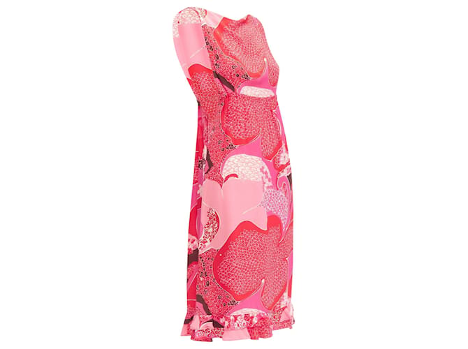 Mini Robe Missguided Rose Fluo Bretelles Découpées - Taille 6 - NEUF Avec étiquettes