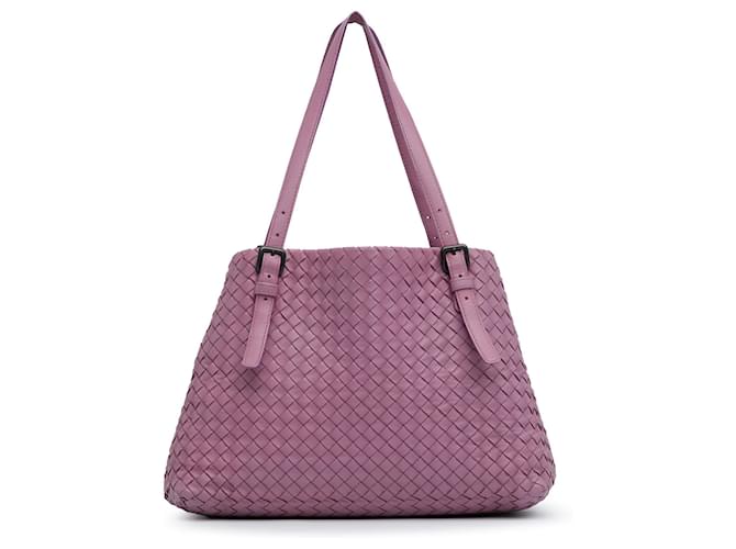 トートバッグ BOTTEGA VENETA Pink Leather Handbag 23444262_53400460_600.jpg