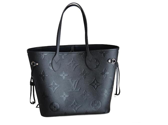Neverfull MM Monogram Empreinte Noir mit Rechnung Louis Vuitton