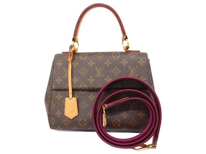 Borsa Louis Vuitton Monogram Cluny BB Marrone Joli
