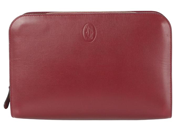Cartier Must line Dark red Leather ref.1671048 - Joli Closet