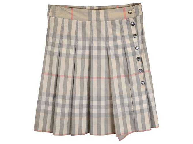 スカート BURBERRY Kilt skirt Multicolor Burberry Zoe Vintage Check Asymmetrical Kilt Mini Skirt US-8