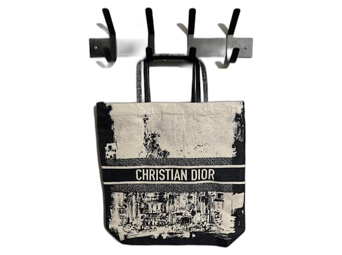 Dior tote bag Black Cotton Joli Closet