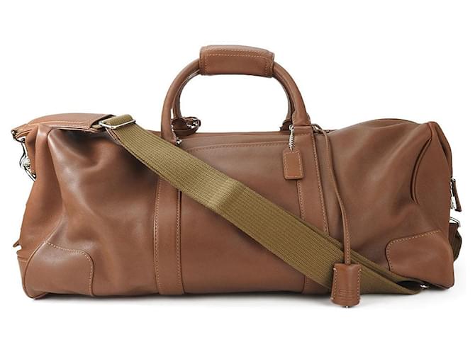 Coach Leather Boston Bag 5404 2WAY Brown ref.1678965 - Joli