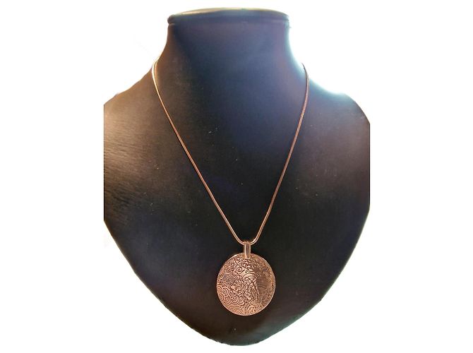アクセサリー Archive KENZO 925 Silver Coin Necklace アクセサリー Archive KENZO 925 Silver Coin Necklace FD55BI407M03