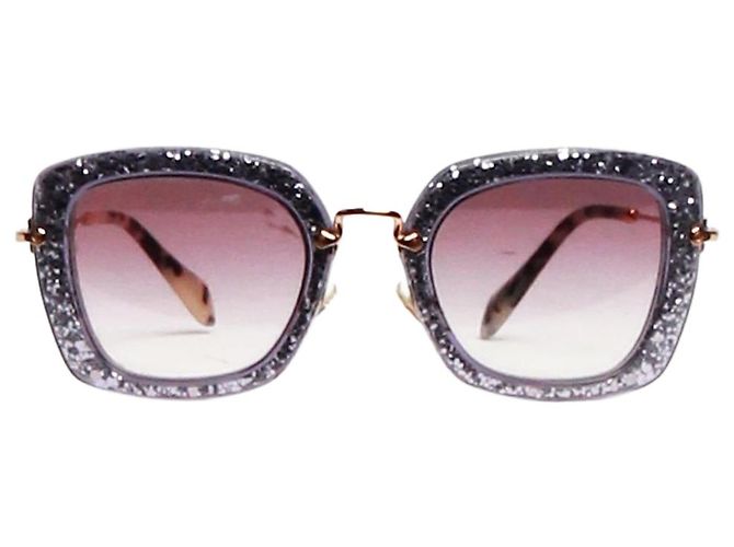 Miu Miu Pink sparkly sunglasses Metal ref.1682336 - Joli Closet display picture 2
