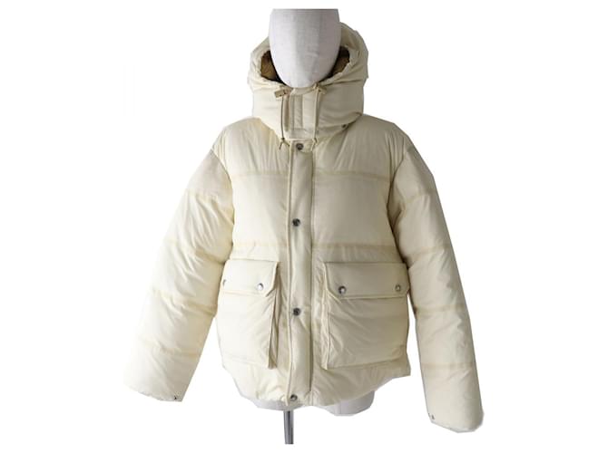 Gucci Down Polyester Jacket Cream ref.1687371 - Joli Closet