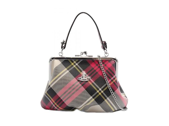 Tartan Vivienne Westwood Clutch Bag Red Vivienne Westwood Red