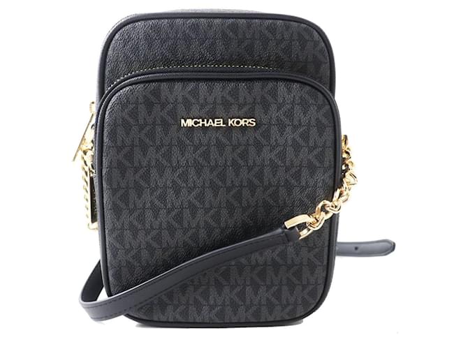25SS新作【 】CKJ CHAIN CROSS BAGブラックゴールド Noir Chain-Strap Shoulder Bag - CHARLES & KEITH KR