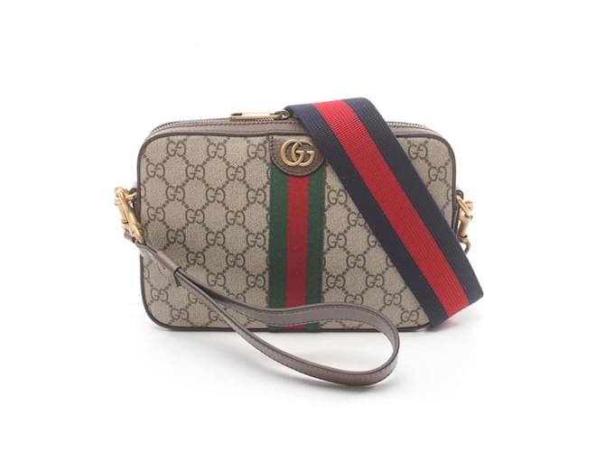Gucci GG Supreme Sherry Line Shoulder Bag Multiple colors Beige