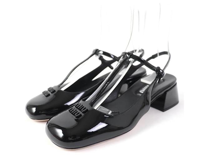 Miu Miu Designer Stiletto Heels, size US 6, EU 36, Black