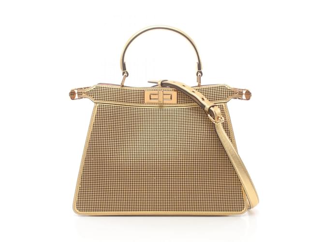 ショルダーバッグ・ポシェット FENDI MEDIUM PEAKABOO I SEE U BAG Peekaboo ISeeU Medium Leather Black | Fendi