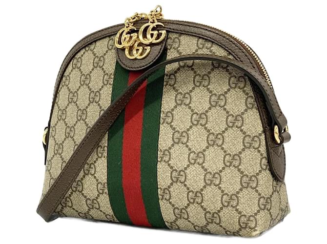 Gucci Ophidia Shoulder Bag Brown Plastic ref.JC1717913 (Sold