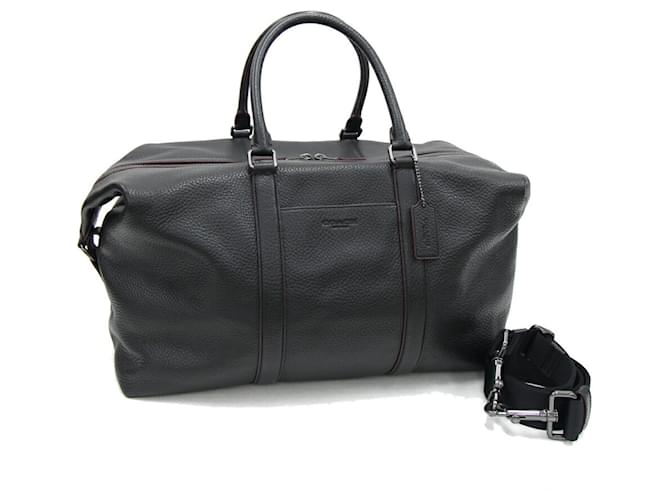 バッグ Coach 2 Way Boston Travel Leather Bag Coach Boston Bag 2Way Leather Travel German Hook Used | eBay
