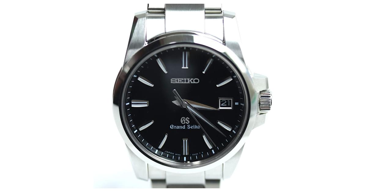 Grand Seiko SBGX055 Men's Wristwatch Black ref.1721260 - Joli Closet