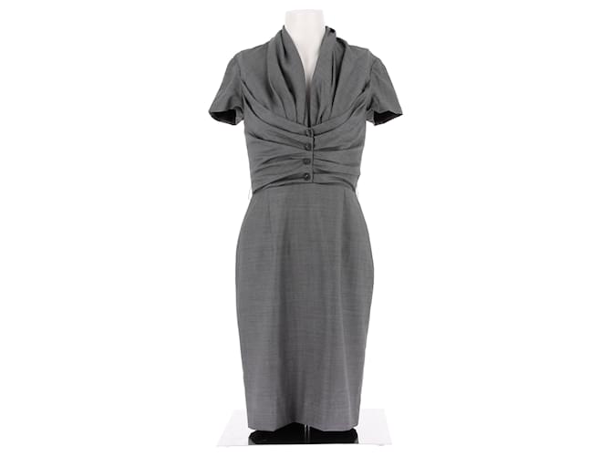 dior grey dress 2007 Christian Dior Tweed Dress main image 0