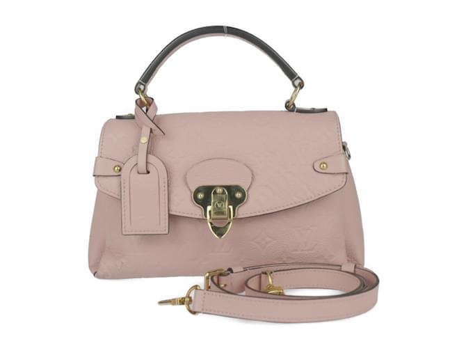 Louis Vuitton Georges BB Monogram Empreinte Handbag Pink Leather
