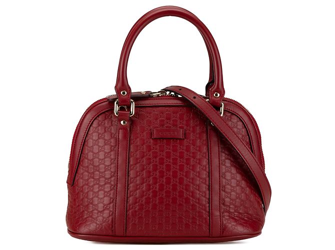 Red Gucci Mini Microguccissima Dome Satchel Leather ref.1725893 - Joli ...
