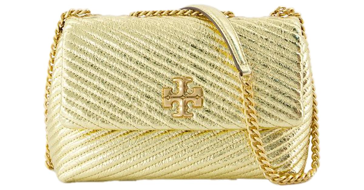 Tory Burch popular Golden Metallic Shoulder Bag