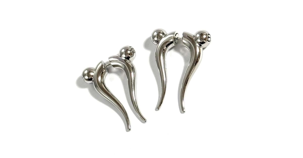 Fashion double horn earrings