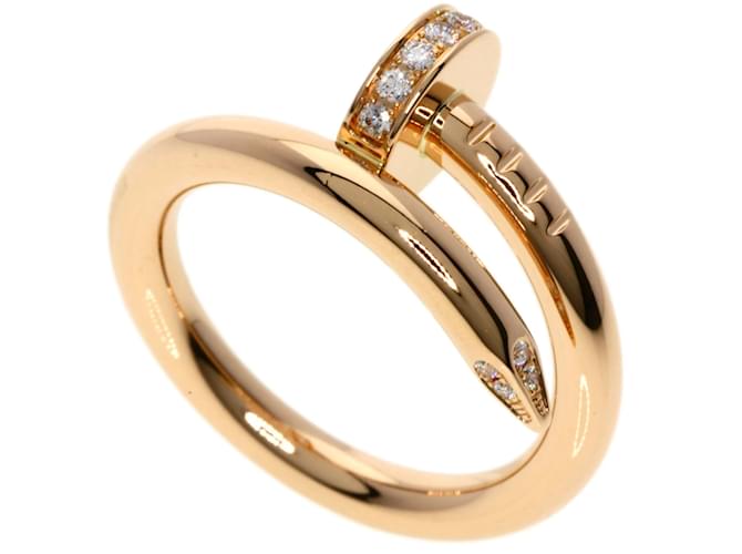 Bague en diamant Cartier Juste un Clou Or rose Joli