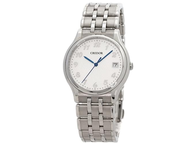 時計 SEIKO CREDOR 8J86-7A00 18KT +SS/SS K18 Vintage Seiko Credor 8J86-7A00 18kt Gold Quartz Dress Watch