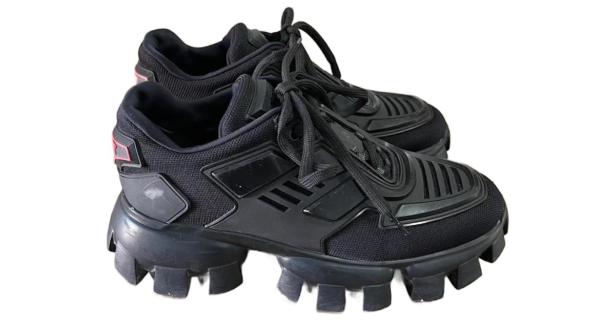 Prada Cloudbust Thunder black Rubber ref.1731279 - Joli Closet Prada Cloudbust Thunder black Rubber ref.1731279 - Joli Closet