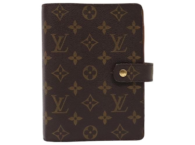 Louis Vuitton Agenda 2003 ダークブラウン Louis Vuitton Agenda cover Brown Cloth ref.1732268 - Joli Closet